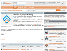 Tablet Screenshot of e107coders.org